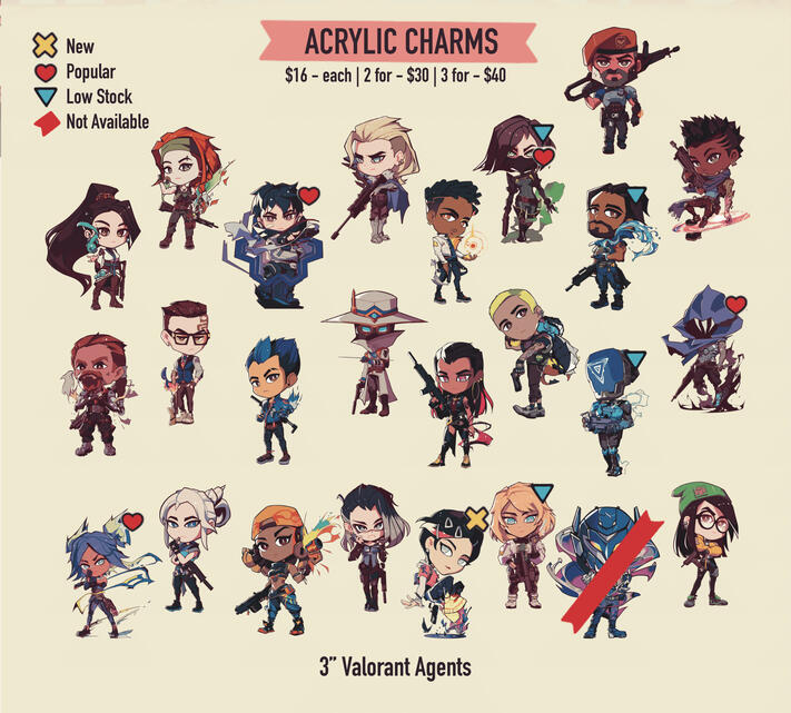 Acrylic Charms